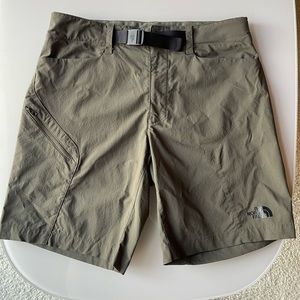 The North Face mens belted shorts